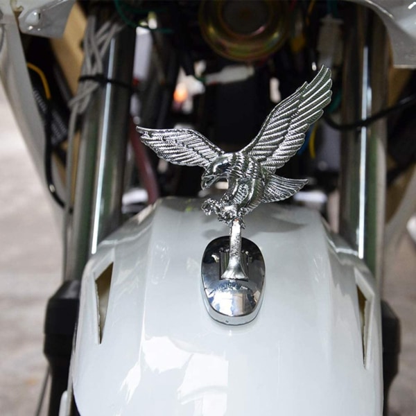 3D Angel Eagle Emblem Auto Cover Front Bil Badge Motorhjelm Hætte Orna