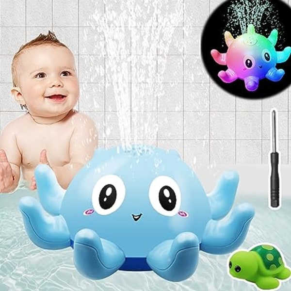 Baby valoisat kylpylelut, sensoriset vesisuihkulelut lapsille, LED B