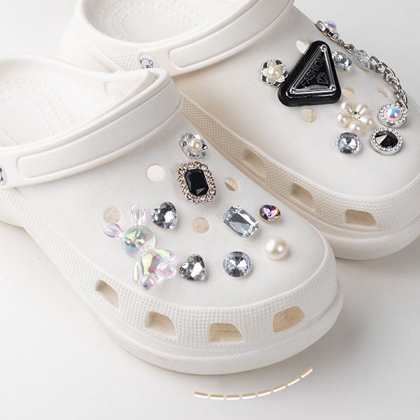 20 stk. 3D Clog-sandaler Ornamenter, Sko Charms, Søde Sko Ornamenter