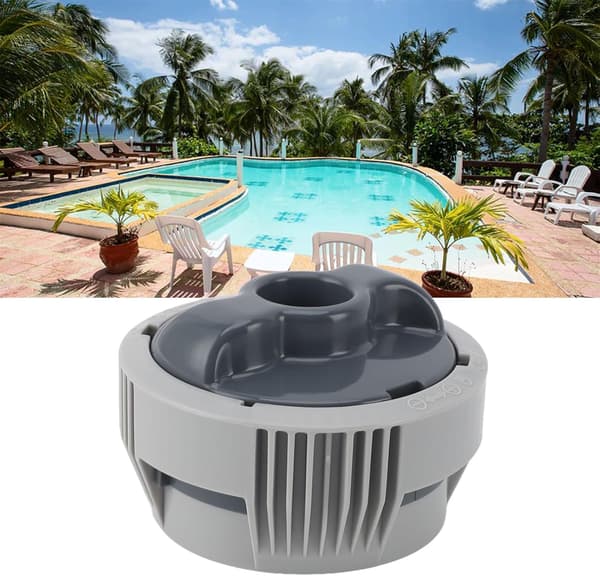 Udskiftningssystem til klordispenser til swimmingpools og spa, vandrensning, ABS-materiale, nem installation, regelmæssig vedligeholdelse