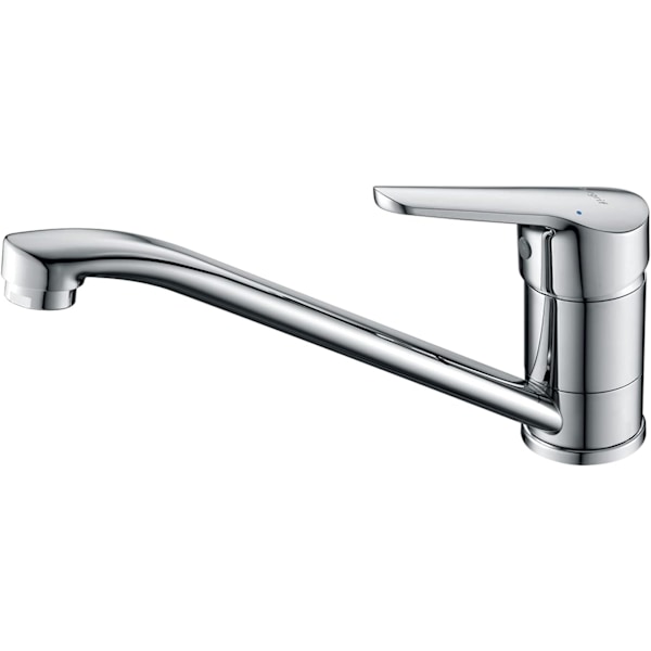 Köksblandare, Silver, Enhandsgrepp, Krom