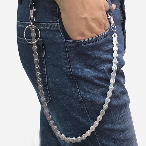 Lompakon ketju, housujen ketju, hip hop -ketju, punk-jeans-ketju, miehille, gootti-asusteet naisille, miesten vaateasusteet