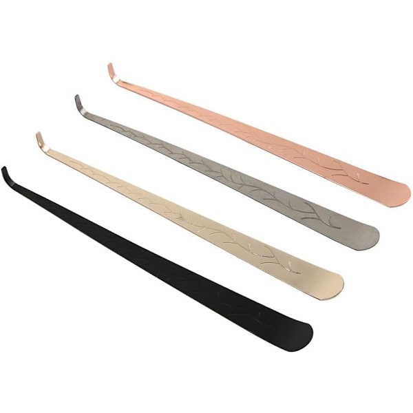 4 KPL Kynttilänsydän Dipperi 20cm Metallinen Sydänleikkuri Kynttilänsammutin Trimmeri Kynttilänsydänkoukku Sammuta Kynttilänsydän Kynttilätarvikkeet