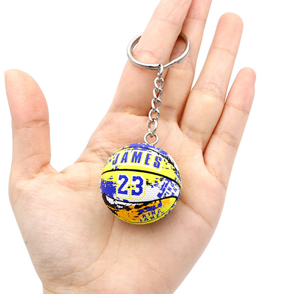 3 stk Basketball Nøkkelring anheng NBA periferi memorabilia