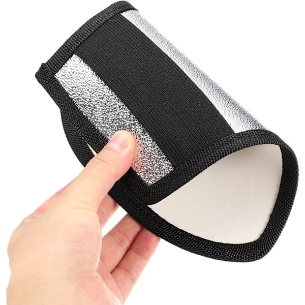 2 stk. Flash Diffuser Reflektor, 2-sidet Fleksibel Bøje Bounce Reflektor med Elastisk Rem til Lommelygte Fotografering Kamera Speed Light, Sølv Hvid