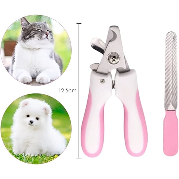 Rosa Kattensaks, Hundesaks, Kattesaks, Hund