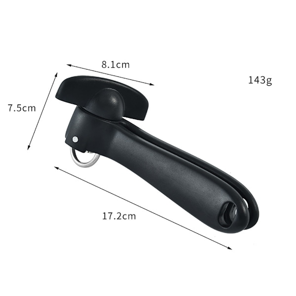 Safe Cut Ergonomisk Dåseåbner i Rustfrit Stål, Manuel | Glat Kant