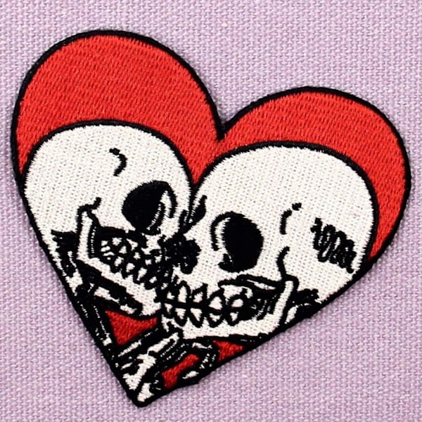 5 stk The True Love Till Death Patch Broderte Applikasjoner Stryk På Sy På Emblem