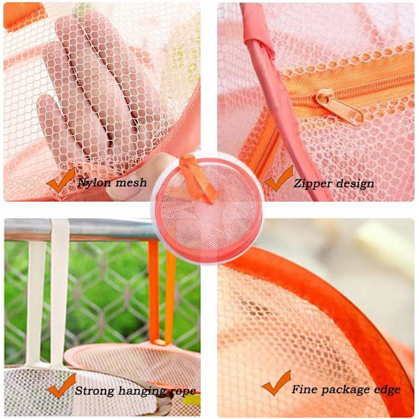 4 stk. Foldbare 3-lags Opbevaringskurve, (2 Orange + 2 Kaffe) Børn