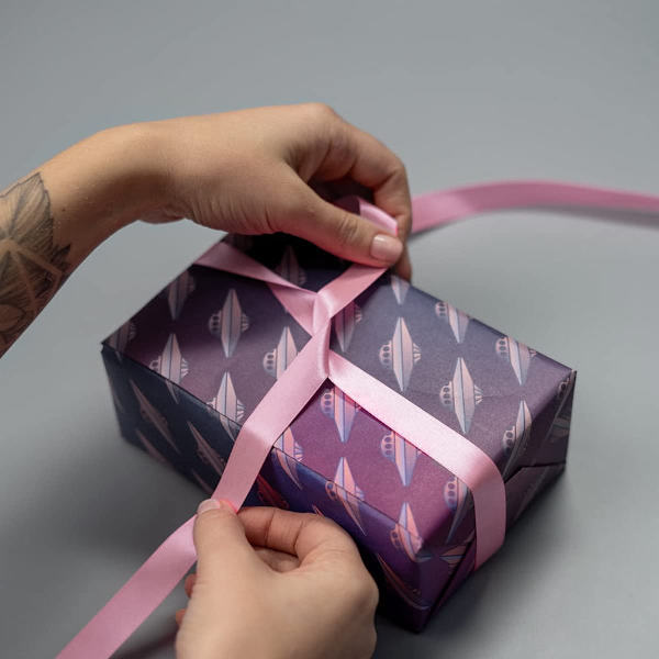 22M Satängband 2cm (rosa) Bredt Satängband för Slöjor Presentband Dekoration