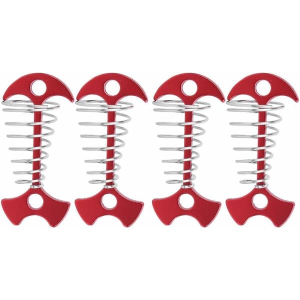 Repöglar med repögla för tältcamping, 4-pack