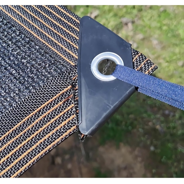 Pakke med 4 2x2m Skygge Sejl, Skygge Klud Pergola Drivhuse Skygge Net, 80-95% UV Beskyttelse Skygge Net, til Plante Dække/Have/Biler/Terrasse/Camping, Bla
