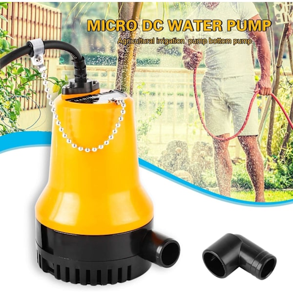 Ocean 12V, 50W 70L/MIN Mikro Uppovesipumppu Meripurojen Uppovesipumppu