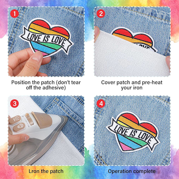 26 st Broderade Hippie Stryk på Märken för Kläder, Applikationer Retro Rymdplaneter Reparationsmärken Kit för Hantverk Ryggsäckar Kläder DIY Dekorera(