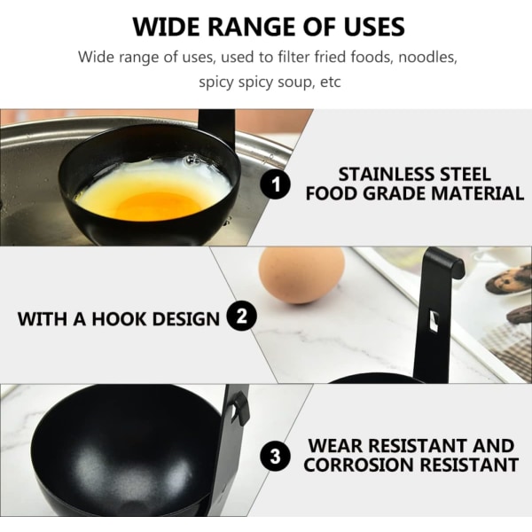 4 kpl Käteviä koukkutelineitä leivontateräslaitteisiin, joissa on Cooker Egg S