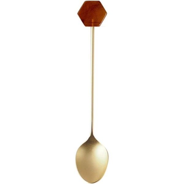 Teske Ske Te Geometri Teske Kaffe Omrøringsske Dessert Ske Frugtkage Kaffeskeer Kaffeske Dessertske Ske Sekskant