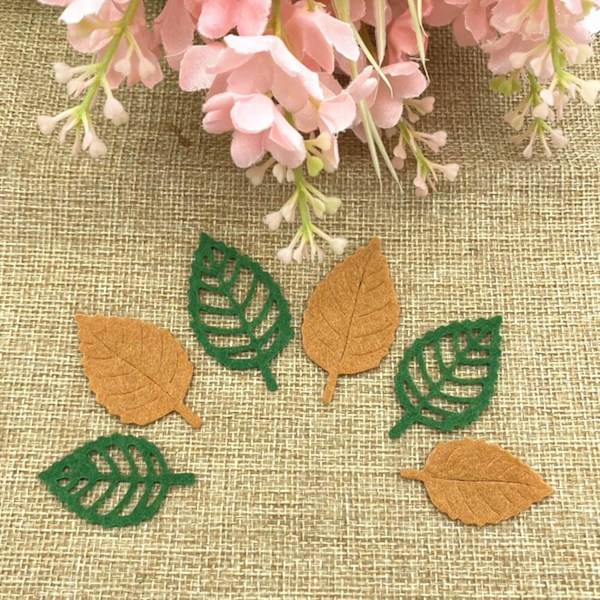 Bladform Metall Skjære Dies Sett med Pregeverktøy for Kortlaging Album, Scrapbooking Papirhåndverk DIY Kit, Inkluderer Die Cuts Etsing Stensiler Sta