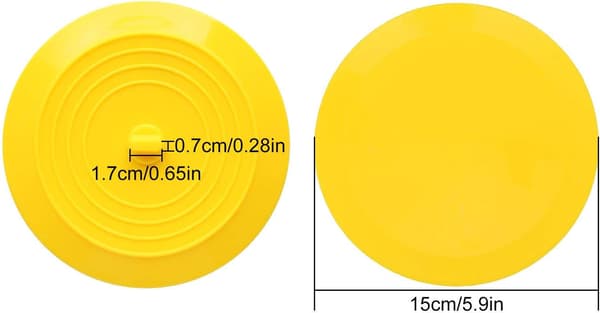 4-pack Sugkopps Badpropp, Silikon Sugkoppspropp, 15 cm U
