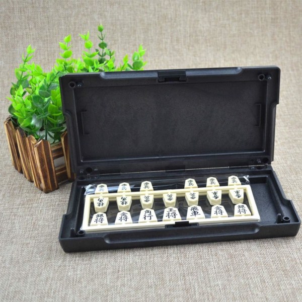 Shogi Magnetisk Rejse Japansk Skak Sæt 24cm, Bærbar Foldbar E