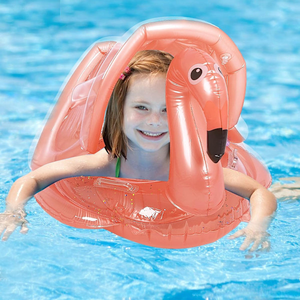 Baby Simring Flytande Uppblåsbar Baby Pool Float Ring med Säkerhet S