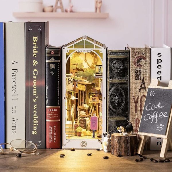 One Piece Diorama Bokstöd för Byggklossar, Modellbygge för