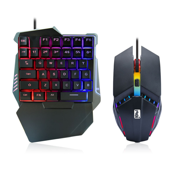 Mekaninen Pelikirjoitin Gamer Keyboard + Hiiri PR Gaming