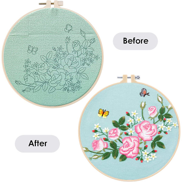Krysssting Broderisett, Komplett Kryssstingsett for Begynnere