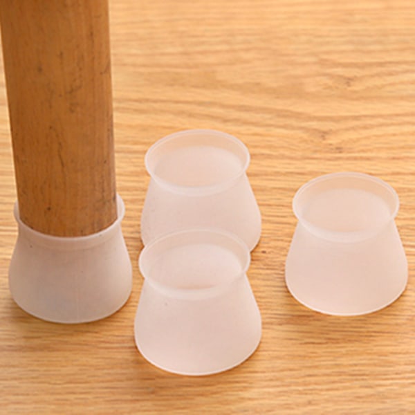 40 st 1.18*1.57 tum - Transparent - Transparent Silikon Stolsbenskydd
