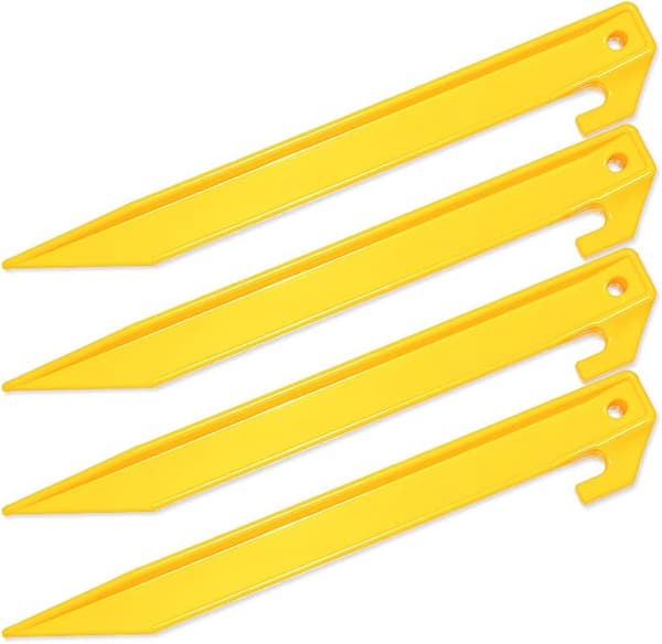 10-pack Plasttältpinnar - 9 tum Tunga Strandtältpinnar Ca