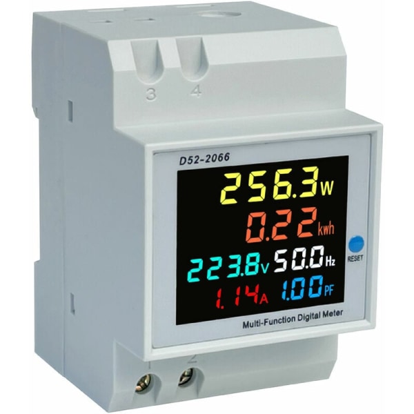 (AC40-300V (110-220v) 100A vol) Energiförbrukningsindikator D52-