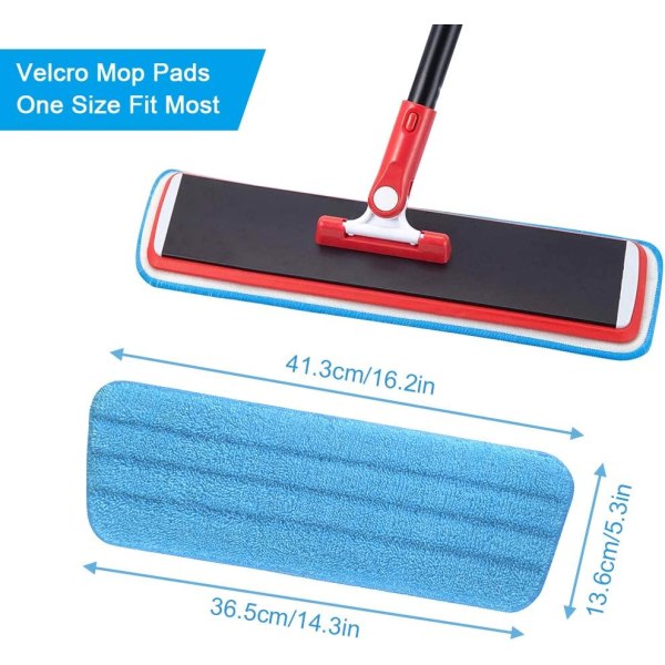 3 kpl Mikrokuitu Mop-Pää, Mikrokuitu Mop-Vaihto