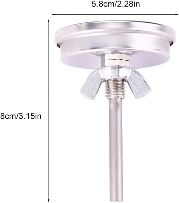 1 st. Rostfritt Stål Ugnstermometer, Matlagning och Köksthermometer