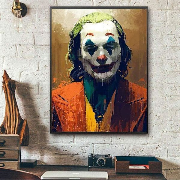 5D täystimantti timanttimaalaussetti Joker 30x40cm, DIY timantti