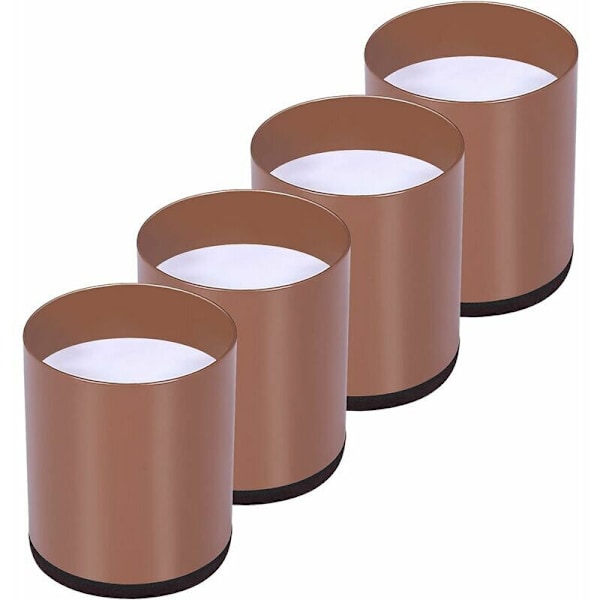 Set med 4 Sängben i Kolstål, Möbelhöjare Lägger Till 5 cm Höjd
