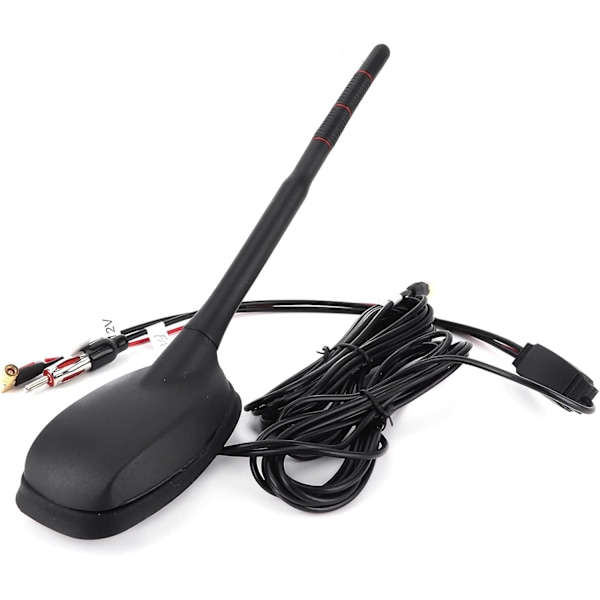 Bilantenne, DAB+GPS+FM Antenne Takmontering Aktiv Forsterket Universal Grensesnitt Støvtett Plug & Play