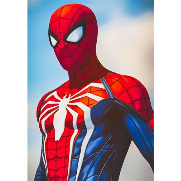 5D Anime Super Hero Spider-Man 30x40cm Diamantmalersæt til