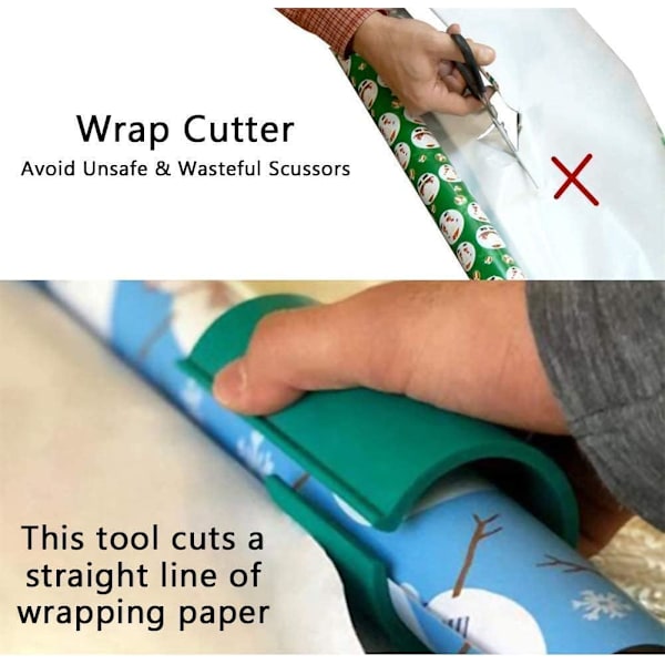 3 kpl Paper Cutting Tools - Seinäkoristeluun ja lahjojen pakkaamiseen