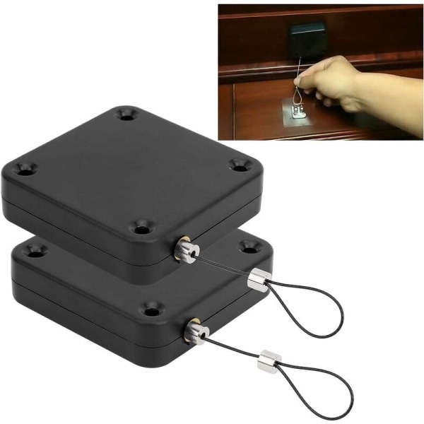 2 st Dörrstängare, Slagfri Automatisk Sensor Dörrstängare Sensor