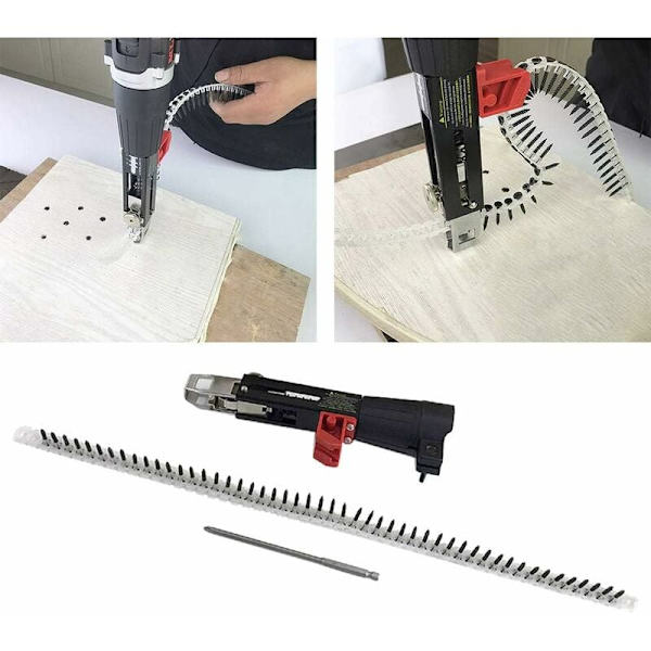 Automatisk Skruepigg Kjede Spikerpistol Adapter Automating Skruepistol