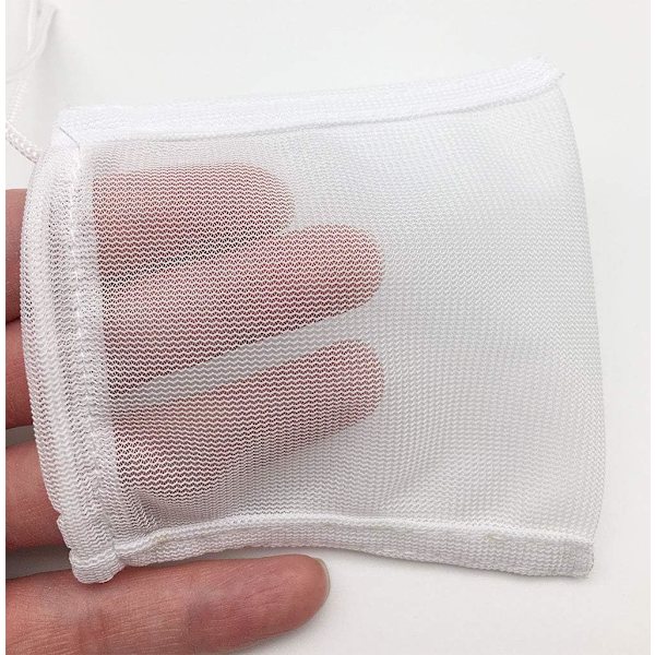 6-pak Små Filterposer til Aktivt Kul, 7,6 x 10,2 cm Højflow Akvarienet Mediefilterpose Akvariefilterposer