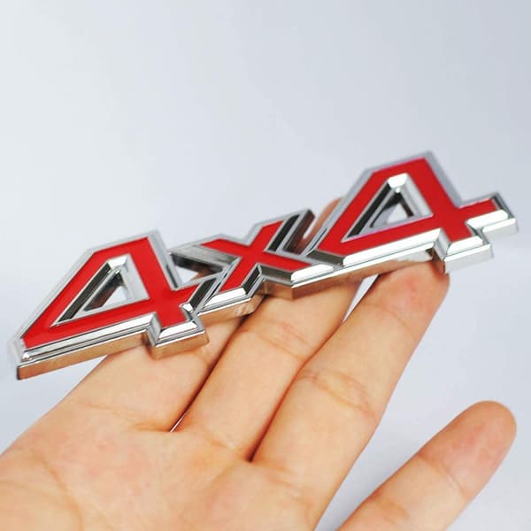 3D Metall 4X4 Firehjulsdrift Bilsticker Emblem Merke for Bil