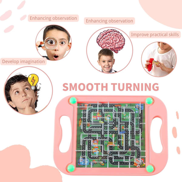 Labyrinttipelit, Mini Labyrintti Puzzle Hauskat Lelut (Satunnainen Kuvio), Labyrintti