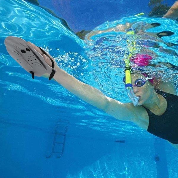 Svømmepaddler, Svømmetræningspaddle, Justerbar svømmepaddle, til styrketræning og pool, tilbehør til voksne og børn, unisex