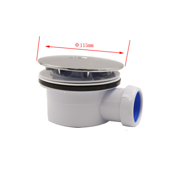 Avløpsventil for dusjkar Hulldiameter 40 mm Krombelagt ABS