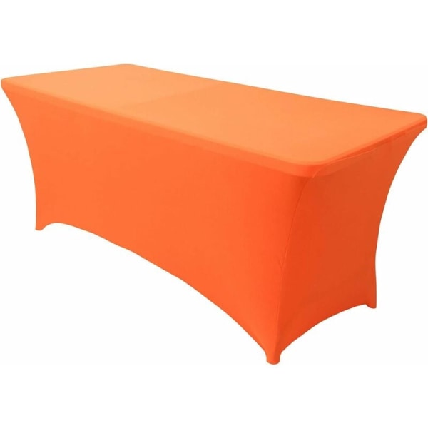 (Orange, 4 fod (122x76x76 cm)) universel rektangulær dug til