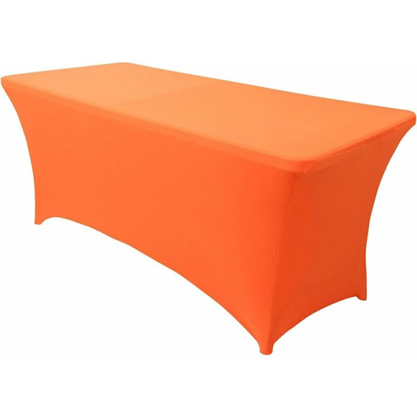 (Orange, 4ft (122x76x76 cm)) universell rektangulär duk för