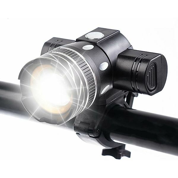 5000 Lumen Sykkelhovedlykt, Oppladbar Vanntett LED Sykkellys