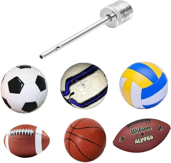 10 stk. Rustfrit Stål Boldpumpe Nål Opblæsningsnål
