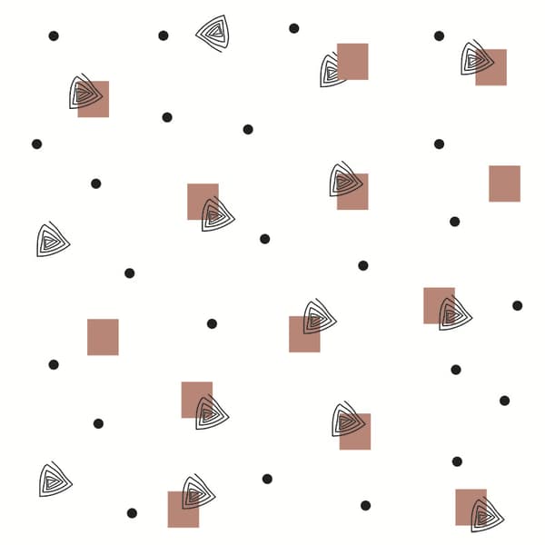 2 stycken moderna minimalistiska prickiga geometriska väggdekaler i