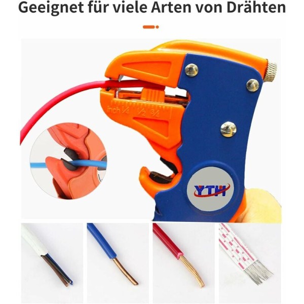 Wirestripper, Selvjusterende wirestrippingverktøy, Automatisk justerbar